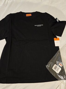 New! Rockridge Men XL Fitted TShirt In Black For Those Who Drive T/World Forward